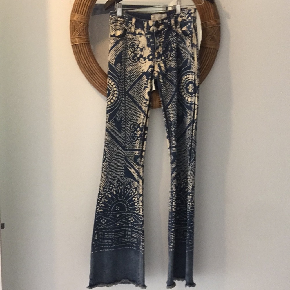 Free People flare jeans bell bottoms festival